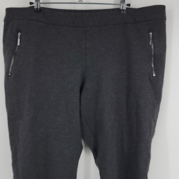 Lane Bryant Womens Womens Gray Sweatpants With Zipper Pockets Size 18/22 - Picture 5 of 10